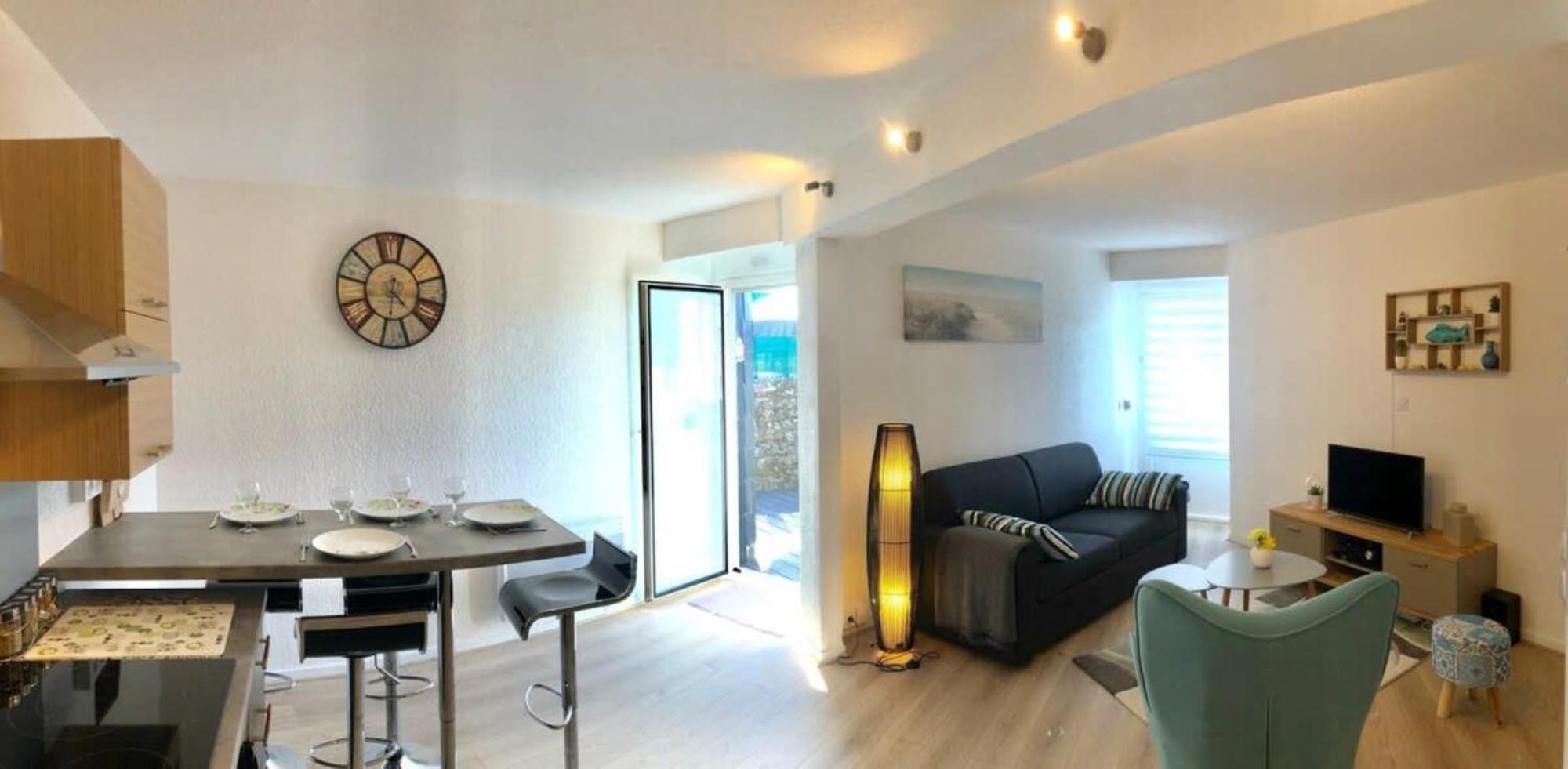 Jolie Maisonnette Cosy Bord De Mer Terrasse Guidel Exterior foto